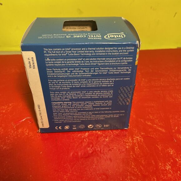 Intel Core i5-4590 - 3.3 GHz Quad-Core (CM8064601560615) Processor - Picture 3 of 7